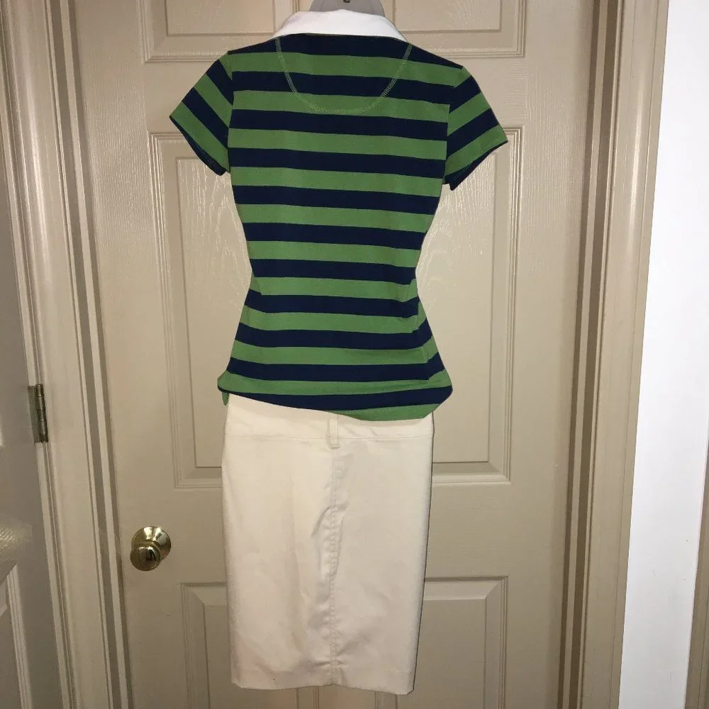 Tommy Hilfiger Stretch Khaki Skirt NWT